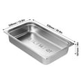 thumbnail image 3 of KFFKFF Full-Size Steam Table Pan, 0.8mm Durable Stainless Steel, 4-Inch Depth, Anti-Jam Design for Efficient Catering and Food Storage, Ideal for Restaurant and Scientific Use, 3 of 9