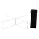 thumbnail image 3 of Soporte de casilla de hielo de soporte de enfriamiento plegable Metal de servicio pesado Rack de maleta de estado de soporte plegable para viajes al Plateado curvo, 3 of 8