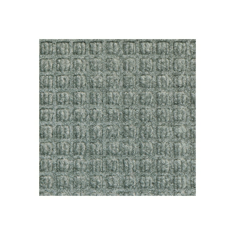 M+A Matting WaterHog Squares Fashion Mat, Medium Gray Medium Gray