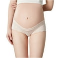thumbnail image 5 of Tejiojio Maternity/Labor/Nursing Clothing Clearance Women Low Waist U Shaped Pregnant Elasticity Soft Maternity Panties, 5 of 8