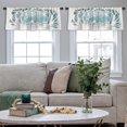 thumbnail image 4 of LALILO Kitchen Curtain Valance Art Landscape Rod Pocket Window Curtain 52"x 18" Set of 2, 4 of 7
