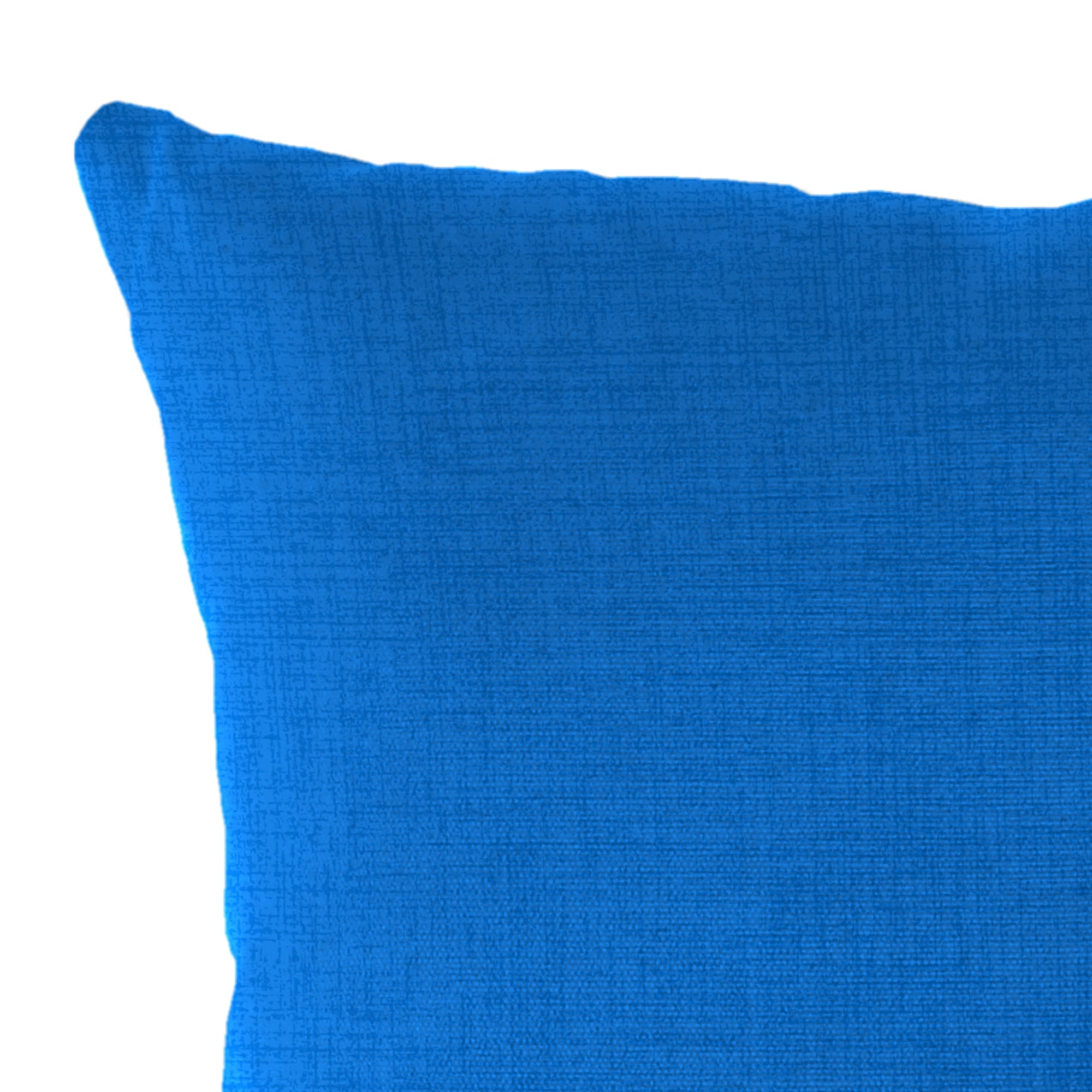 Jordan Manufacturing 18" x 18" Celosia Princess Blue Solid Square Outdoor Throw Pillow (2 Pack)