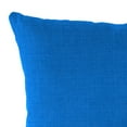 thumbnail image 5 of Jordan Manufacturing 18" x 18" Celosia Princess Blue Crosshatch Square Outdoor Throw Pillow (2 Pack), 5 of 6