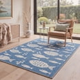 thumbnail image 4 of GENIMO 2'x3' Area Rug for Entryway, Machine Washable Non Slip Low Pile Indoor Door Mat for Front Door Kitchen Bathroom, Soft Animal Print, Dusty Blue, 4 of 5