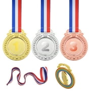 Hiziwimi Rainbow Track Rotating Medal Set, Gold, Silver and Bronze Medals, Sports and Athletics Academic Competition Medals, Medals, Competition Commemorative.