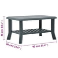 thumbnail image 4 of vidaXL Table Basse Verte 90x60x46 cm Plastique, 4 of 5