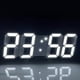 zanvin Réveil, 3D A Mené l'Horloge Numérique Mur Déco Lumineux de la Table Électronique Adjastable Horloge Murale Horloge Décoration Salon LED Horloge, Cadeaux d'Enseignant – image 1 sur 4