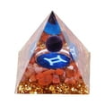 thumbnail image 2 of Pierre de Constellation Pyramide pour Énergie Positive Réduire le Stress Chakra Résine Méditation Puissance Pierre Pyramide, 2 of 7
