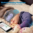 thumbnail image 1 of Auriculares supraaurales con diadema - Auriculares para niños con volumen limitado, altavoces finos y diadema elástica supersuave - Hipopótamo gris, 1 of 4