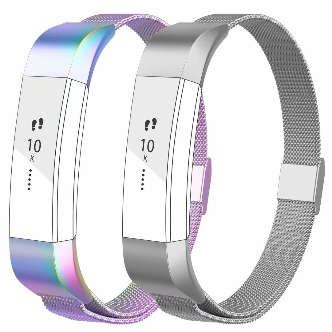 For Fitbit Alta HR Band Replacement Magnetic Loop Strap Stainless Steel Wrist 
