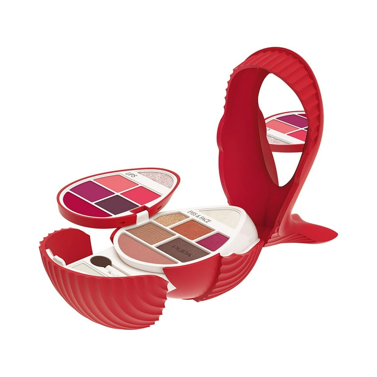 PUPA Milano Whale 3 Make-Up Set, Red, Makeup Sets for Women, 0.48