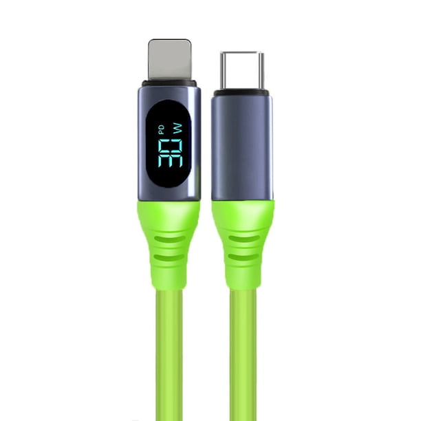 Cable de datos de 240 W E-MARKER para dispositivos móviles, cable de carga rápida con chip inteligente, transferencia de datos de alta velocidad de 480 Mbps.