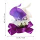 thumbnail image 2 of unbranded Corsage Floral Simulada Morada Para Banquetes Y De Eventos Especiales, 2 of 7