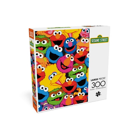Buffalo Games Sesame Favorites 300-Piece Interlocking Jigsaw Puzzle for Adults Ages 14 and Older
