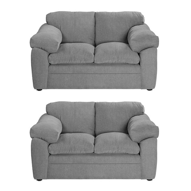 Sala 2-2 TRINITY Aston ( 2 piezas Love Seat ) Gris Smoke Para Sala