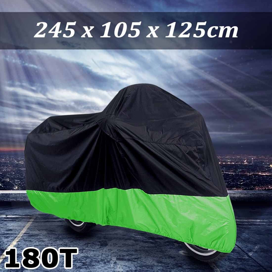 uxcell XXL 180T Rain Dust Protector Black+Blue Scooter Motorcycle Cover 104 for Honda Victory Kawasaki Yamaha Suzuki Harley Davidson uxcell XXL 180T Rain Dust Protector Black+Blue Scooter Motorcycle Cover 104 for Honda Victory Kawasaki Yamaha Suzuki Harley Davidson