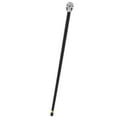 thumbnail image 5 of Royal RC Canes Italian Luxury Skull Walking Stick with Swarovski Crystal Eyes – 925r Real Silver Plated Handle, Black Lacquered Beachwood Shaft – Unique Gift Walking Cane for Men and Women, 5 of 8