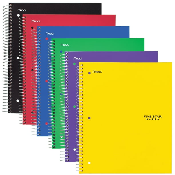 Shop for notebook dividers online at target. five star 3 subject wide ruled wirebound notebook color choice will vary 04119