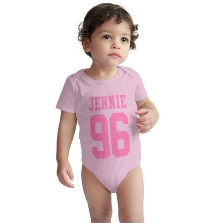 

Rose Baby Onesie Lisa Jisoo Jennie Blackpink Toddler Baby Boys Girls Short-Sleeve Bodysuits Cotton Romper Pink 2 Years