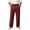 Wine, variant on Gubotare Mens Jogger Pants Men's Baggy Sweatpants Wide Leg Sweat Pants Lounge Cotton Loose Elastic Drawstring Waist Pants with Pockets (Dark Green,M)