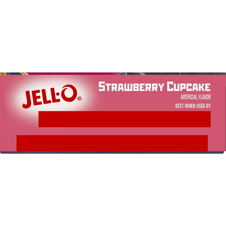 Jell O Strawberry Cupcake Instant Pudding Mix 5.1 oz Box Walmart
