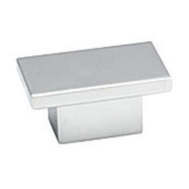Topex Z20790440067 Petit Bouton Rectangulaire 44mm Aspect Acier Inoxydable