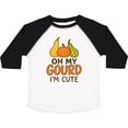 thumbnail image 3 of Inktastic Oh My Gourd I'm Cute Funny Fall Boys or Girls Toddler T-Shirt, 3 of 5