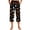 Black#1, variant on Halloween Pajama Pants Women Funny Print Drawstring Loose Capri Sleep Pants Holiday Stylish Casual Comfy Loungewear
