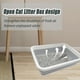 thumbnail image 5 of Caja de arena plegable para gatos Chuyouan para gatito, color gris, 5 of 7