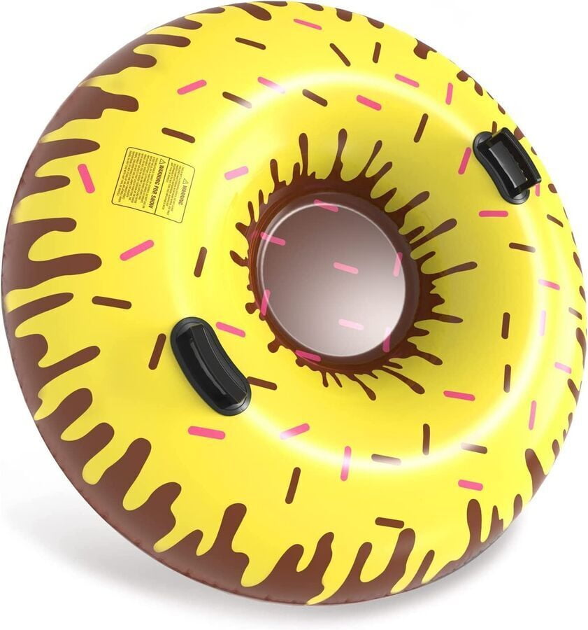 47" Snow Tube Snow Sled with 1mm Heavyduty Thickened Bottom and