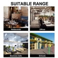 thumbnail image 3 of OULII Poster Sign Holder Table Menu Display Stand Transparent Wood for Office Use 1Pcs, 3 of 8