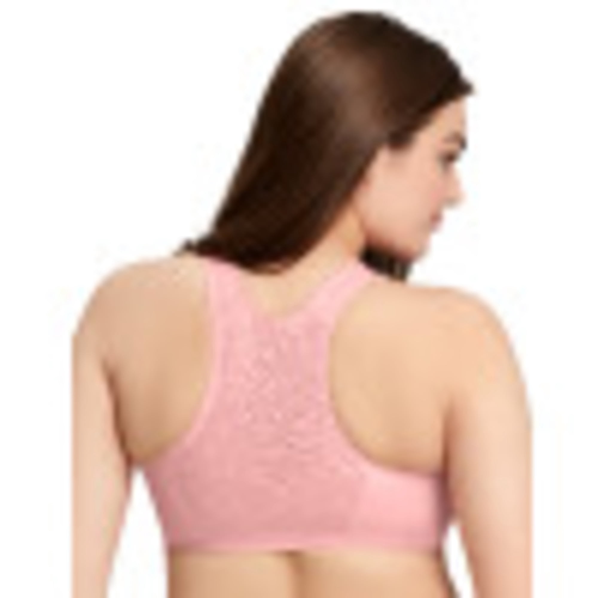 Glamorise Front-Closure Cotton T-Back Comfort Wirefree Bra 1908 (Women's & Women's Plus)