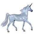 thumbnail image 3 of Breyer 1:12 Classiques Cheval Modèle de Licorne de Vent, 3 of 4