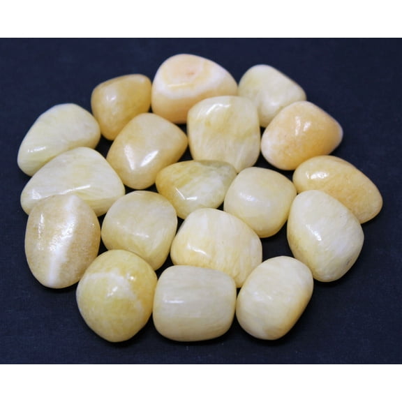 1/4 lb bulk lot Orange Calcite Tumbled Stone (Crystal Healing Tumble Reiki) 4 oz