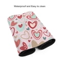 thumbnail image 7 of DouZhe Large Mouse Pad, Multicolored Hearts Pink Non-Slip Waterproof Rubber Keyboard Office Desk Pads Mousepad, 29.5 x 15.8 inches 3mm Thick, 7 of 7
