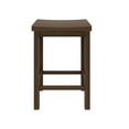 thumbnail image 3 of Now Furniture 24" Counter Stool, Wooden Backless Bar Height Kitchen Stool, Walnut, 3 of 8