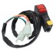 thumbnail image 3 of Interruptor de parada de arranque, 7/8" Interruptor de manillar Interruptor de encendido/apagado Botón de arranque/parada de llama 12v 1pc - kaili Sencillez, 3 of 5