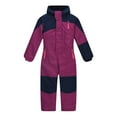 thumbnail image 3 of Snowsuit Kids 10-12 Girls Boys Windproof Waterproof Warm Padded Ski Suits Winter Outdoor Overalls Snowboarding Ski Wear Toddler Snow Bibs Snow Clothes Purple Size 3-4 Year 100, 3 of 9