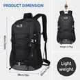 thumbnail image 4 of Mochila Mochila de senderismo de 45 l, mochila de viaje ligera para acampar al aire libre, mochila p Tomshoo Mochila, 4 of 7