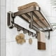 thumbnail image 1 of Toallero para baño con estante, colgador de pared, moderno toallero resistente a corrosión con para toallas, para baño de hotel 40 cm x 23 cm x 135 cm, 1 of 8