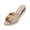 Beige, variant on Wine Ladies Slippers Open Toe Single Strap Thick Sole Wedge Heel Comfortable Footwear For Summer Beach Outdoor Daily Leisure Indoor Wear