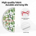 thumbnail image 7 of Christmas Tree Skirt, zebra Giraffe Tropical palm tree Christmas Tree Decorations Indoor, Tree Skirts Mat With Tassel Trim for Halloween New Year Holiday Christmas Party Decor 30 Inches, 7 of 7