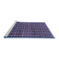 thumbnail image 2 of Ahgly Company Machine Washable Indoor Rectangle Abstract Blue Modern Area Rugs, 2' x 3', 2 of 4
