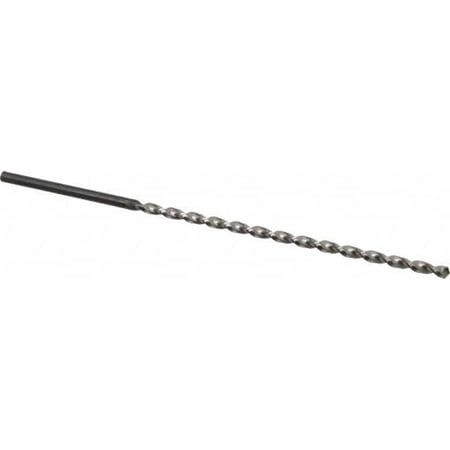 

Walter-Titex #3 130° 2-Flute HSS Extra Length Drill Bit Bright Finish 5-1/2 Flute Length 8-1/16 OAL 0.213 Shank Diam Series A1622
