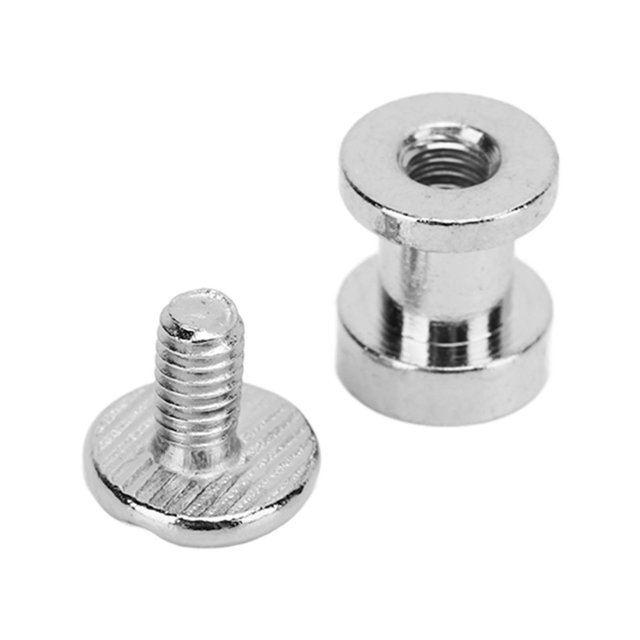 Remaches De Cabeza Plana, Bordes Más Suaves Mano De Obra Exquisita Tornillo De Encuadernación De Libros De Bricolaje Cabeza Plana Para Ropa De Bricolaje ANGGREK BD1216