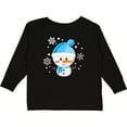 thumbnail image 3 of Inktastic Christmas Holiday Snowman Boys or Girls Long Sleeve Toddler T-Shirt, 3 of 5