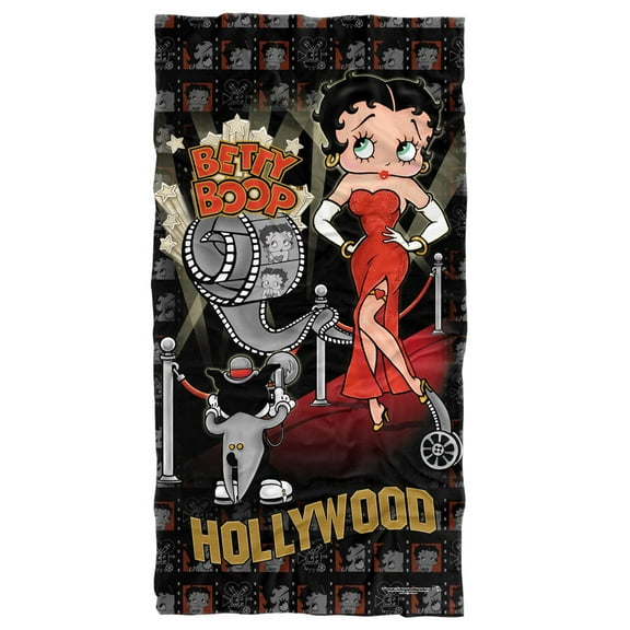 Betty Boop Hollywood Nights Officially Licensed Beach Towel 30' X 60'