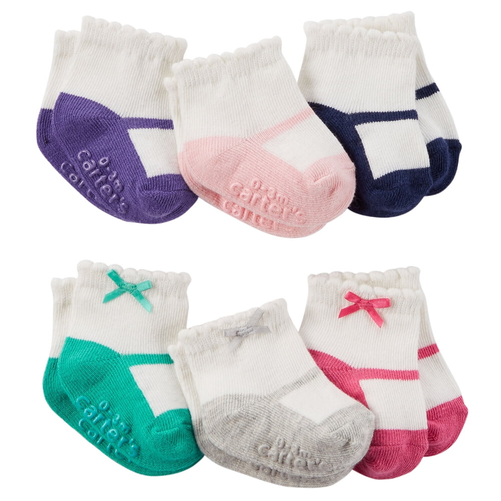 carters girls socks