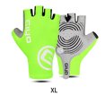 thumbnail image 3 of Sonducket 1 par de medio guantes de cuero PU para bicicleta, accesorios para trotar, mitones de ciclismo a prueba de viento, suministros Type2 NO2, 3 of 6