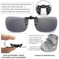 thumbnail image 2 of Lentes de sol clip-on CAXMAN polarizados UV400 con lentes grises abatibles, 2 of 6